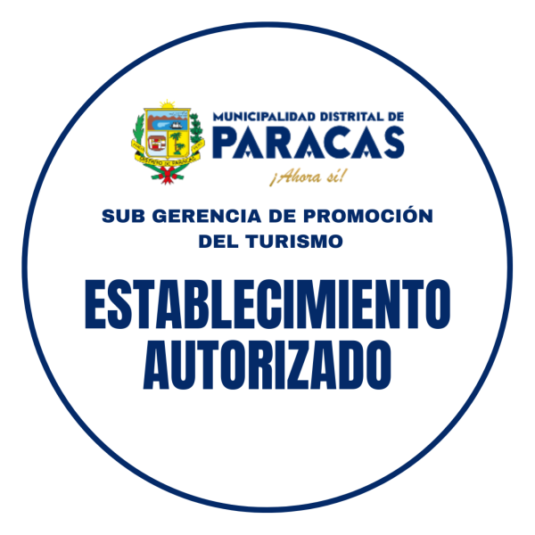 Municipalidad Distrital de Paracas, establecimiento autorizado