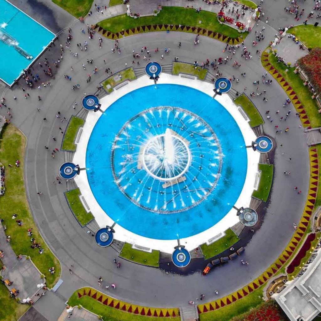 Circuito mágico del agua